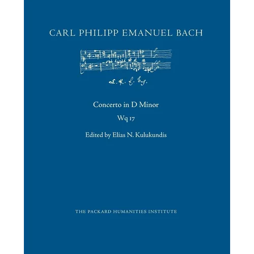 Concerto in D Minor, Wq 17 - Paperback