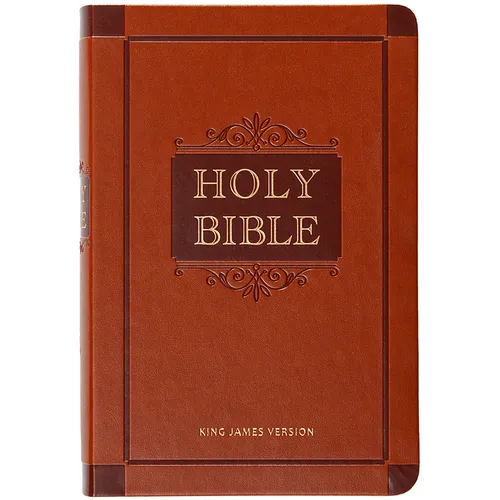 KJV Holy Bible Giant Print Compact Sienna - Imitation Leather