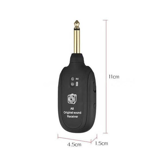 UHF Guitar Wireless System Transmitter Receiver