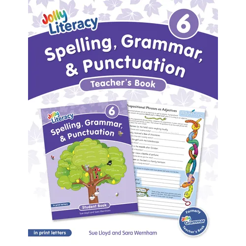 Spelling, Grammar, & Punctuation Teacher's Book 6: In Print Letters (American English Edition) - Paperback