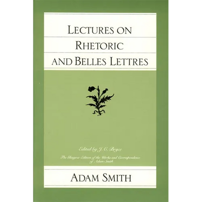 Lectures on Rhetoric and Belles Lettres - Paperback