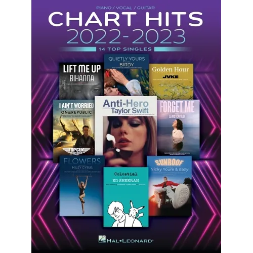 Chart Hits of 2022-2023 - Piano/Vocal/Guitar Songbook - Paperback