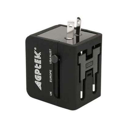 US EU UK AU Travel Universal Adapter USB Charger Type-C AC Wall Plug Converter