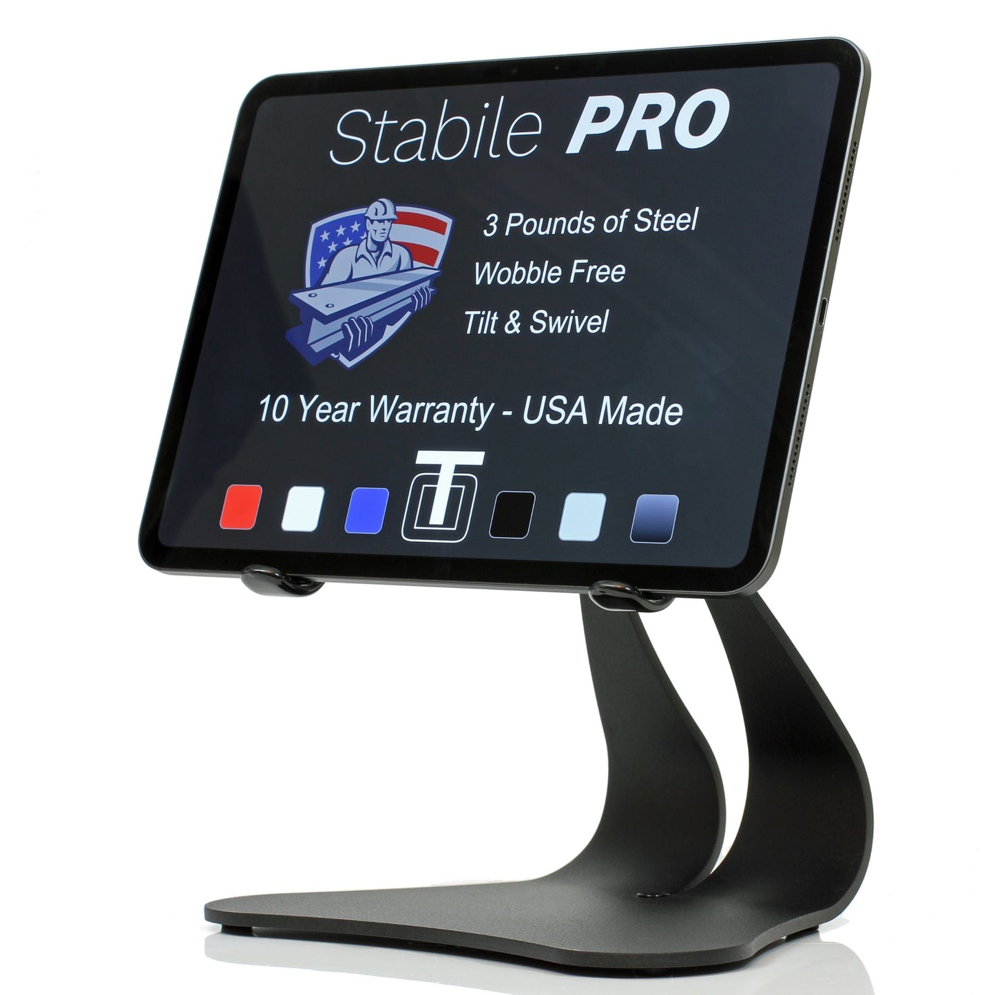 Stabile PRO Heavy-Duty Pivoting iPad Stand