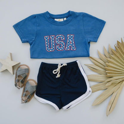 USA Stars Oversized Tee