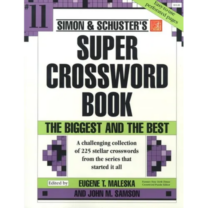 Simon & Schuster Super Crossword Puzzle Book #11 - Paperback