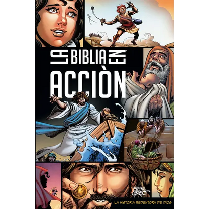 La Biblia En Acción (the Action Bible) (Spanish) - Hardcover