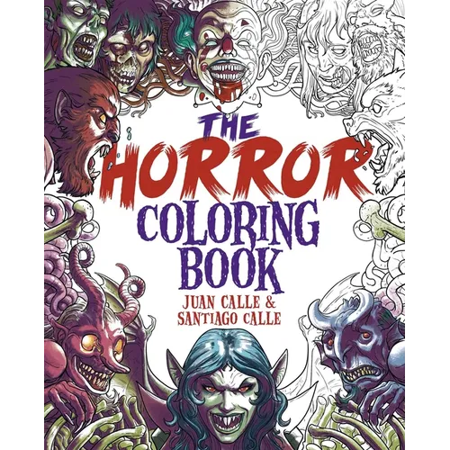 The Horror Coloring Book - Paperback