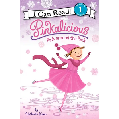 Pinkalicious: Pink Around the Rink: A Winter and Holiday Book for Kids - Paperback