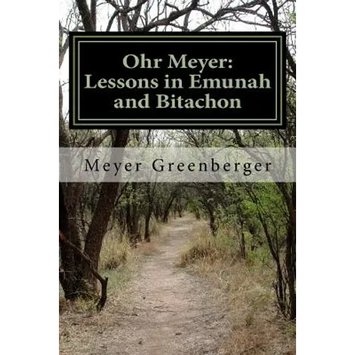 Ohr Meyer: Lessons in Emunah and Bitachon - Paperback