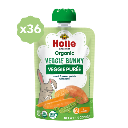 Holle Organic Veggie Bunny - Veggie Purée Pouches
