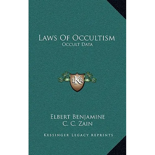 Laws Of Occultism: Occult Data - Hardcover