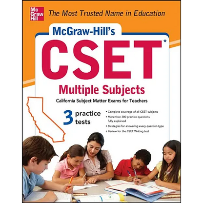 McGraw-Hill's CSET Multiple Subjects: Strategies + 3 Practice Tests - Paperback