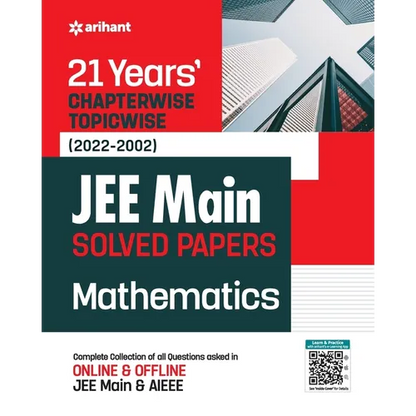 21Years Chapterwise Topicwise (2022-2002) JEE Main Solved Papers Mathematics - Paperback