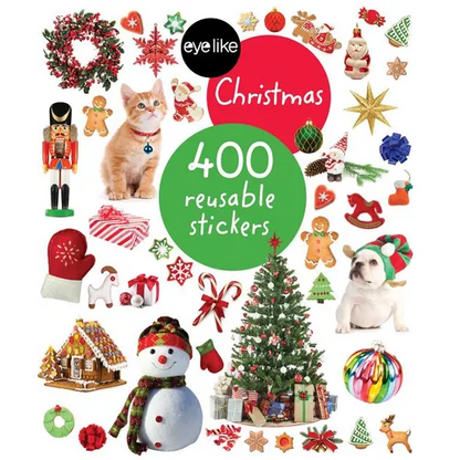 Eyelike Stickers: Christmas: 400 Reusable Stickers - Paperback