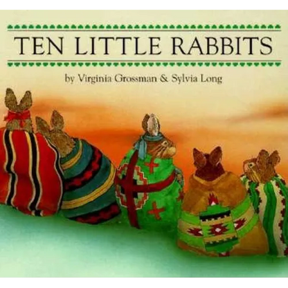 Ten Little Rabbits Board Book - Board Book