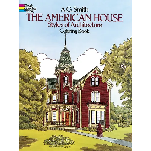 The American House Styles of Architecture Coloring Book - Paperback