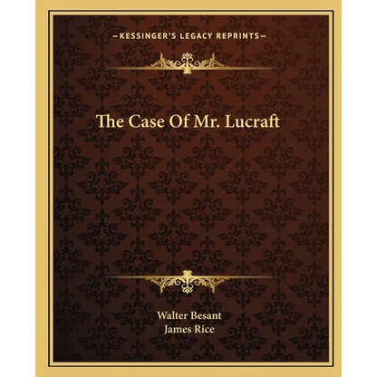 The Case Of Mr. Lucraft - Paperback