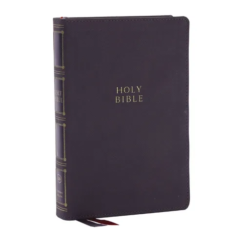 KJV Holy Bible: Compact Bible with 43,000 Center-Column Cross References, Gray Leathersoft, Red Letter, Comfort Print: King James Version - Imitation Leather