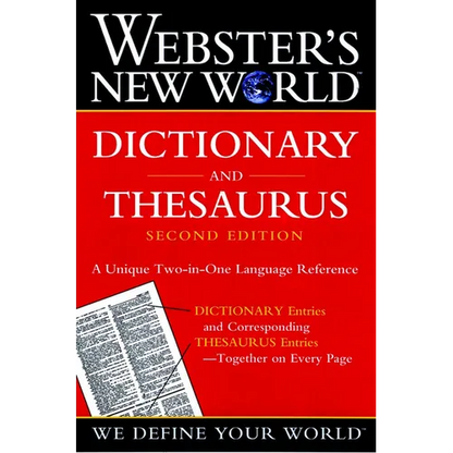 Webster's New World Dictionary and Thesaurus, (Paper Edition) - Paperback