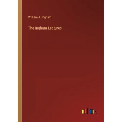 The Ingham Lectures - Paperback