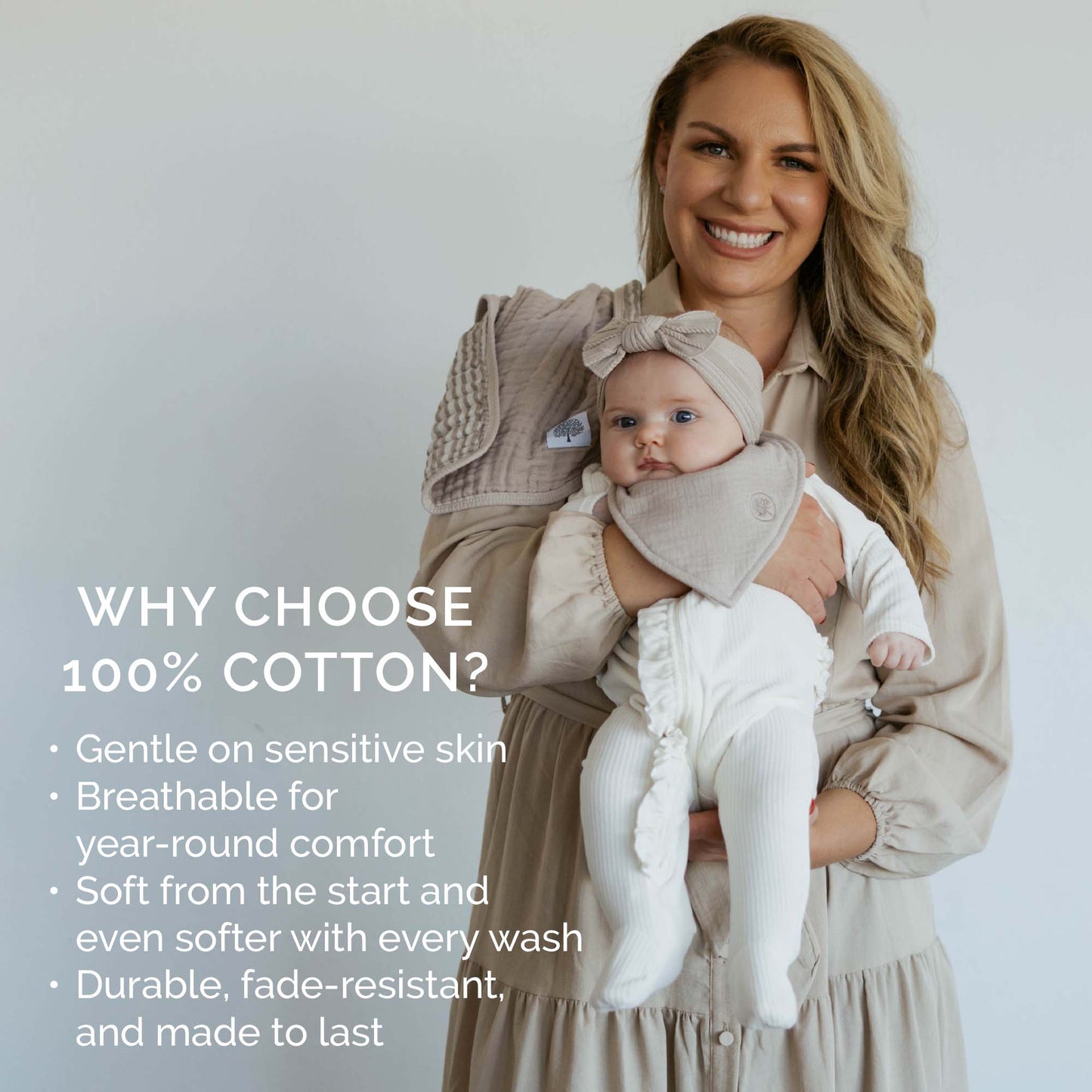 Rose Muslin Bandana Bibs Set (4-Pack)