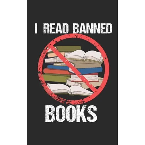 I Read Banned Books: Notebook, 120 pages, 5x8", quad paper - Paperback