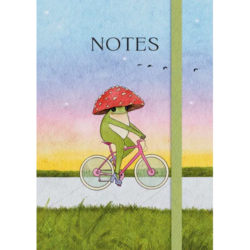 The Little Frog Notebook: A Beautiful 160-Page Lined Notebook Featuring the Internet's Beloved Mushroom Frog, from the Artist Maybell Eequay - Paperback
