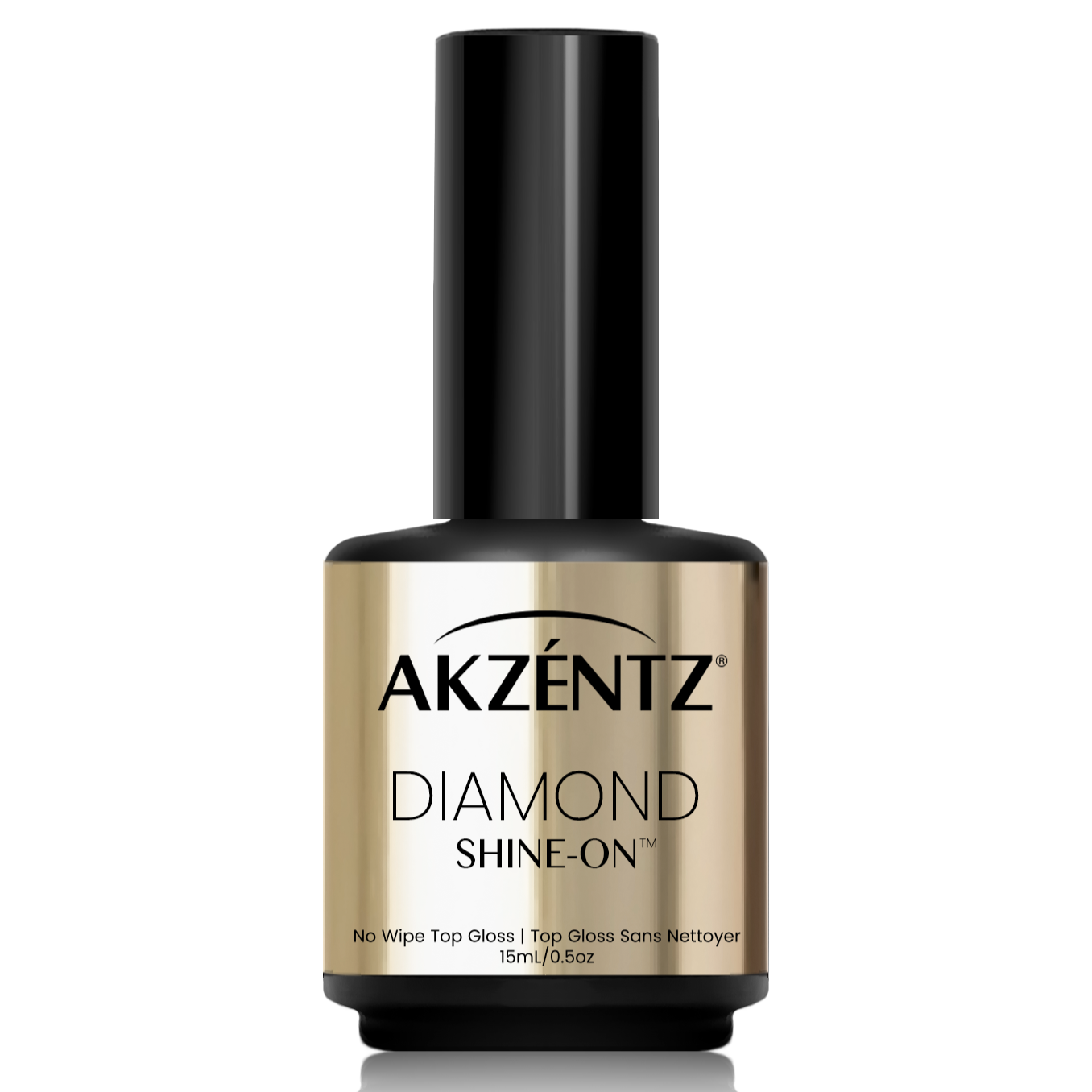 Akzentz Diamond Shine-On (No Cleanse) Gel Top Gloss
