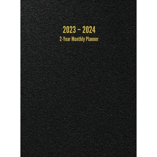 2023 - 2024 2-Year Monthly Planner: 24-Month Calendar (Black) - Large - Hardcover