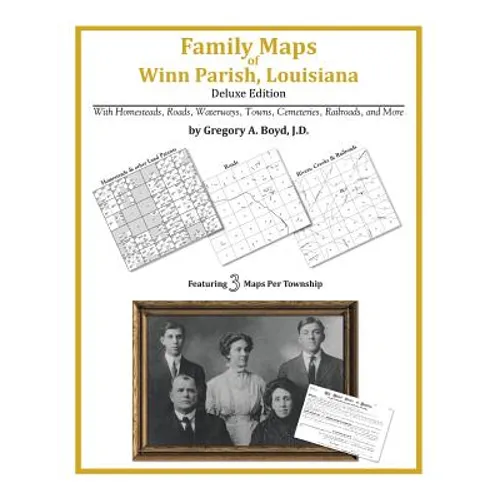 Family Maps of Winn Parish, Louisiana - Paperback
