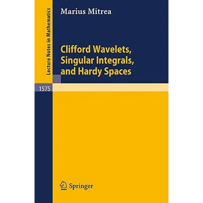Clifford Wavelets, Singular Integrals, and Hardy Spaces - Paperback