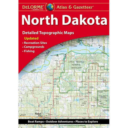 Delorme Atlas & Gazetteer North Dakota - Paperback