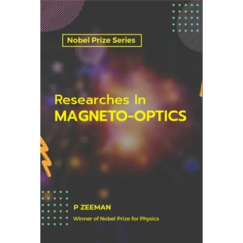 Researches In MAGNETO-OPTICS - Paperback