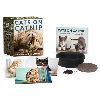 Cats on Catnip: A Grow-Your-Own Catnip Kit - Paperback