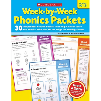 Week-By-Week Phonics Packets - Paperback