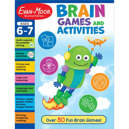 Brain Games and Activities, Ages 6-7 - Paperback