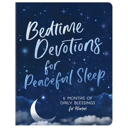 Bedtime Devotions for Peaceful Sleep: 6 Months of Daily Blessings for Women - Paperback