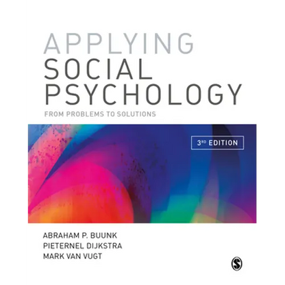 Applying Social Psychology: From Problems to Solutions - Paperback
