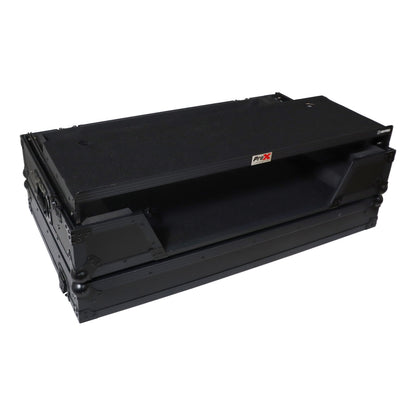 ProX XS-XDJAZWLTBLLED - ATA Flight Case For Pioneer XDJ-AZ DJ Controller with Laptop Shelf 1U Rack Space, Wheels, and LED - Black