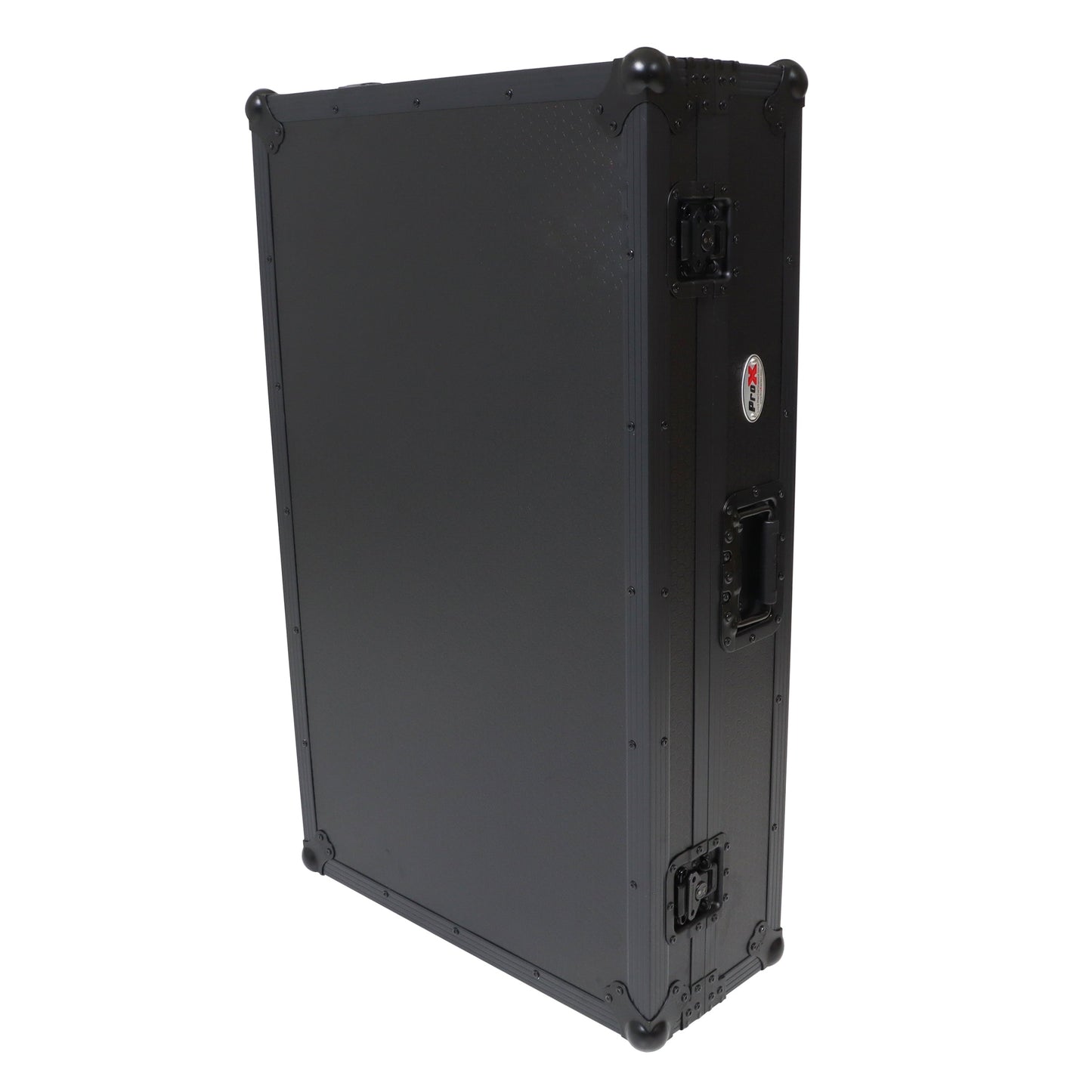 ProX XS-XDJAZWLTBLLED - ATA Flight Case For Pioneer XDJ-AZ DJ Controller with Laptop Shelf 1U Rack Space, Wheels, and LED - Black
