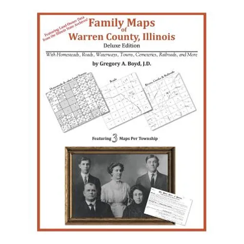 Family Maps of Warren County, Illinois - Paperback