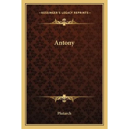 Antony - Paperback