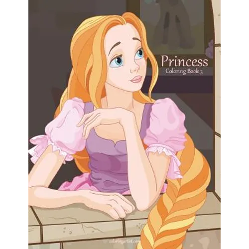 Princess Coloring Book 3 - Paperback
