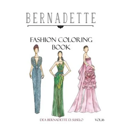 BERNADETTE Fashion Coloring Book Vol.16: Hollywood Glamour - Paperback