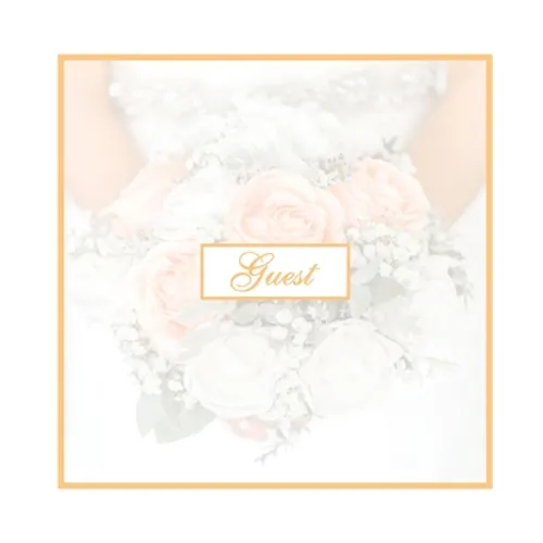 Guest Book for Weddings: Hard Cover Guestbook With 110 Pages 8.5 x 8.5 Sign In Memory Book Keepsake For Wedding Guest, Bridal Shower, Anniversary Part - Hardcover
