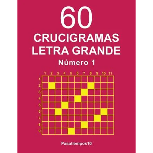 60 Crucigramas Letra Grande - N. 1 - Paperback