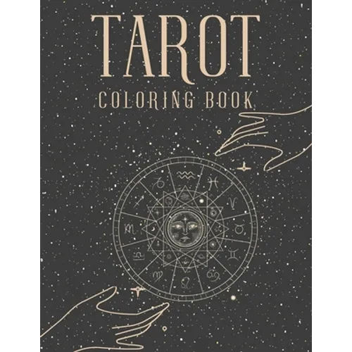 Tarot Coloring Book: Witch Cards Magical Coloring Book For Adults - Paperback