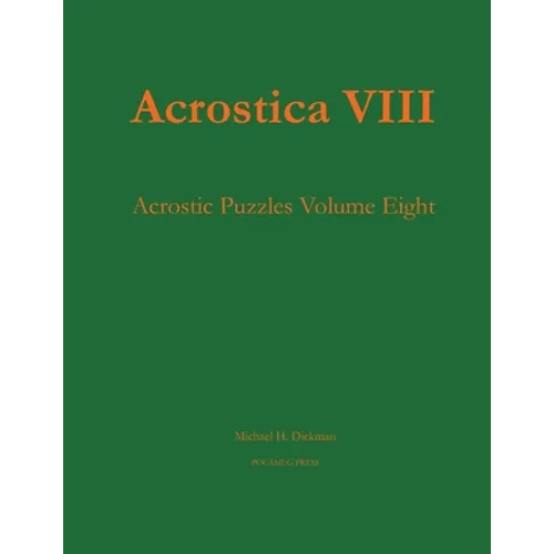 Acrostica VIII - Paperback