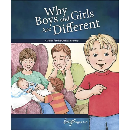 Why Boys and Girls Are Different: For Boys Ages 3-5 - Learning about Sex - Hardcover